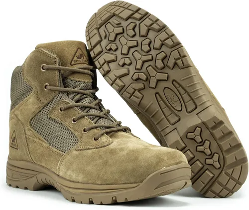Vista 3 de Botas Coolmax Tactical Combat Transpirables con Cremallera Lateral de 6