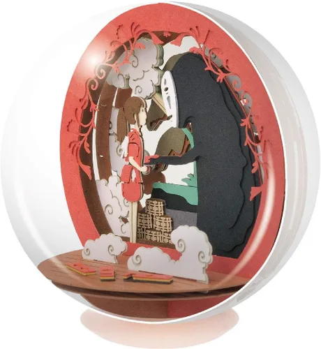 Vista 5 de Ensky - Spirited Away - Un regalo de ninguna cara, artesanía de pelota de teatro de papel