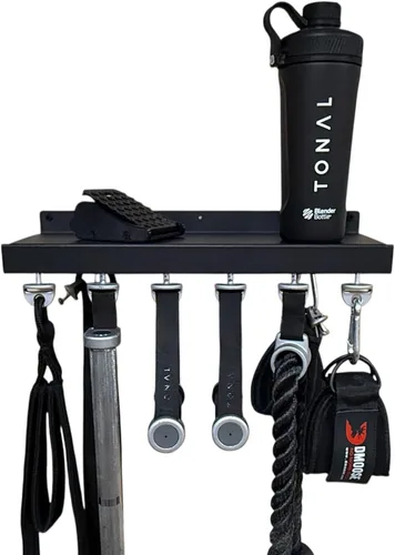Vista 6 de Estante tonal para accesorios (negro, estante de 16" Premium - 4 soportes)