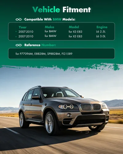 Vista 2 de SCITOO Conjunto de módulo de bomba de combustible eléctrica con unidad de envío compatible con BMW X3 E83 2007-2010 L6 2.5L derecho para BMW X3 E83
