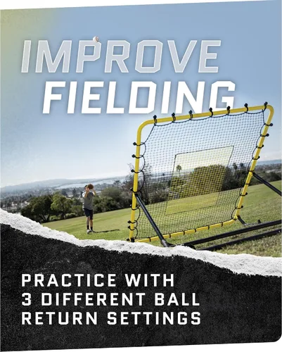 Vista 3 de SKLZ Fielding Trainer - Baseball, Softball & Volleyball Rebounder Net. Enhanced Solo Fielding Practice for Skill Development. High-Performance