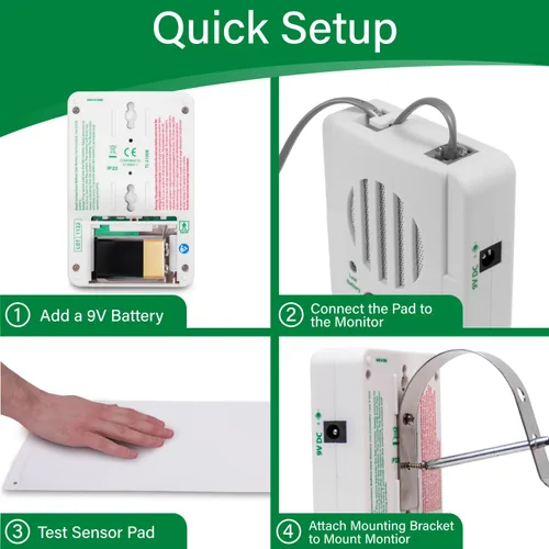 Vista 6 de Smart cuidador cama Alarma y Sensor Pad