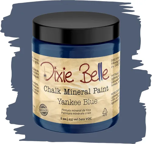 Vista 387 de Pintura para muebles con acabado de tiza Dixie Belle Paint Company - Amatista (4oz) - Pintura mineral de tiza chic púrpura profundo mate
