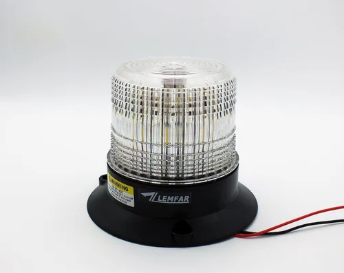 Vista 7 de Luces estroboscópicas de emergencia automotriz para vehículos Luz de advertencia de emergencia LED Flash luz de baliza (azul)