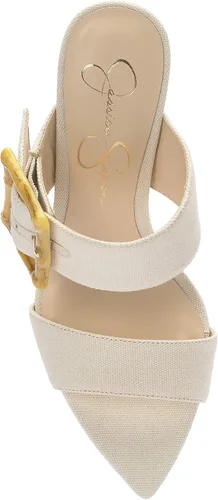 Vista 5 de Jessica Simpson Qena - Sandalias de tacón alto con hebilla para mujer