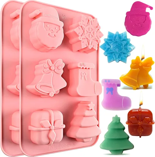 Vista 19 de Bee - Moldes de silicona para jabón, paquete de 2 moldes rectangulares de Jabón de panal de abeja