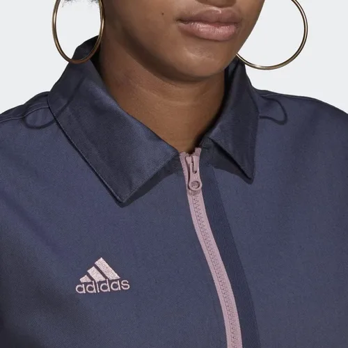 Vista 7 de adidas Chaqueta Tiro Cargo para mujer, Azul marino sombra