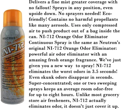 Vista 2 de Ni -712 Neutron Industries Orange Dry Mist 14oz