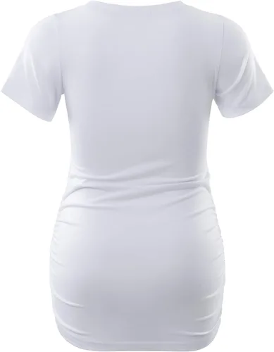 Vista 2 de Bhome Maternity- Camiseta de manga corta para embarazo