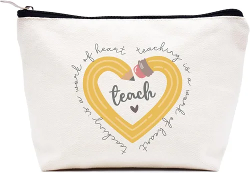 Vista 20 de LIBIHUA Bolsa de maquillaje Bolsa de cosméticos Bolsa de viaje, Enfermera estaré ahí para ti, 331-enfermera estaré ahí para ti