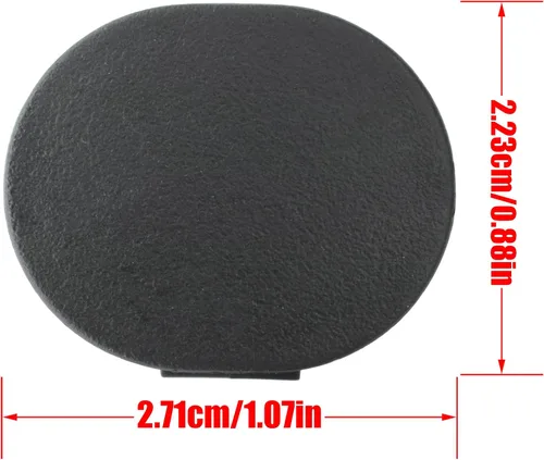 Vista 2 de XUKEY 2 fundas de goma para rejilla de parabrisas con orificio de tornillo, compatibles con Mazda Miata MX5 Millenia MPV Protege Miata RX7 3 Ford