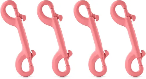 Vista 9 de Flourish Gancho a presión de perno de doble cara resistente, acero inoxidable, gancho multiusos de 4 pulgadas con aberturas de 1/2 pulgada, ideal