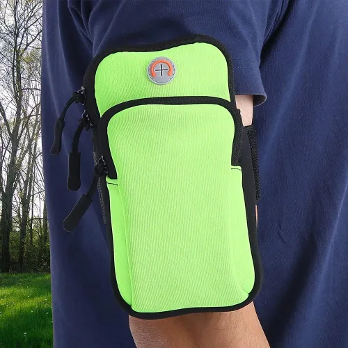 Vista 10 de Brazalete para teléfono celular, correr, correr, ejercicio, gimnasio, brazo, muñeca, brazalete, funda para teléfono, bolsa de brazo deportivo