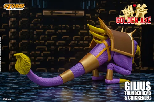 Vista 11 de Storm Collectibles Storm COLL Hacha dorada GILIUS Thunderhead & Chicken L 1/12 AF