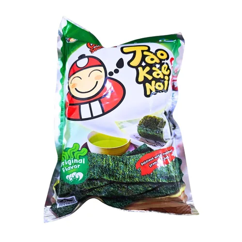 Vista 3 de Tao Kae Noi Hi Crispy Seaweed Sabor Original, 1.41 oz x 6 paquetes
