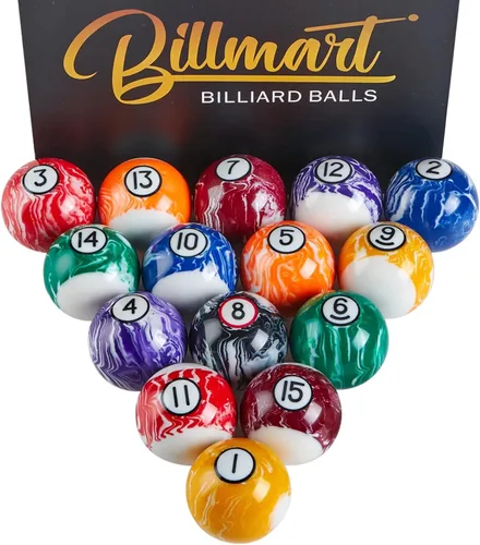 Vista 8 de Billmart Juego de 16 bolas de billar para mesa de billar