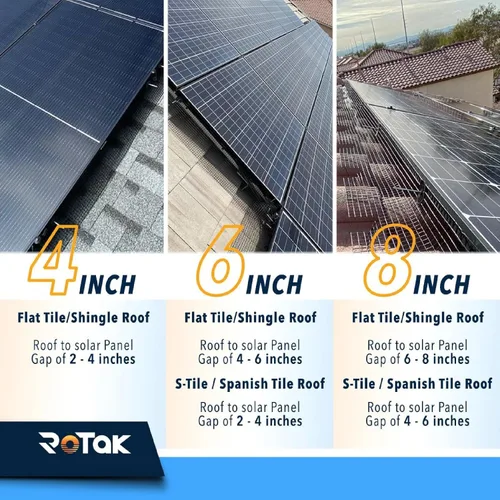 Vista 8 de ROTAK Critter Guard - Panel solar de 4 pulgadas x 100 pies - Malla de rollo de alambre recubierto de PVC negro galvanizado de ½ pulgada