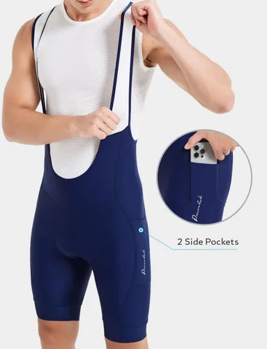 Vista 20 de Przewalski - Culote de ciclismo para hombre acolchado 3D, excelente rendimiento y mejor ajuste