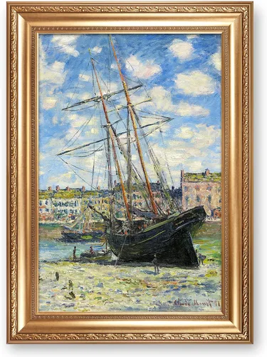 Vista 94 de A&T ARTWORK A Brisk Breeze por Willem van de velde Reproducciones de pintura de velero, impresiones en lienzo giclée para decoración del hogar, 20 x