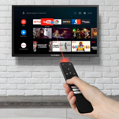 Vista 7 de Audiobox Smart TV con reproductor de DVD integrado – LED HDTV, compatible con CA/CC, cámper y RV TV para viajes, entretenimiento en casa