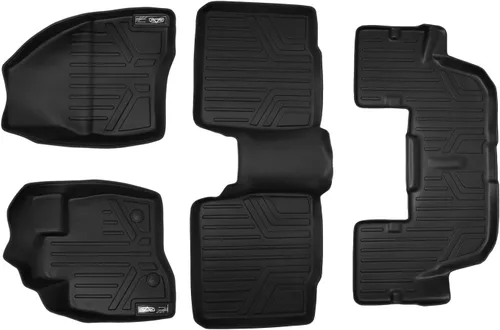 Vista 9 de SMARTLINER Alfombrilla de suelo para maletero de carga para todo tipo de clima para Ford Explorer 2002-2010
