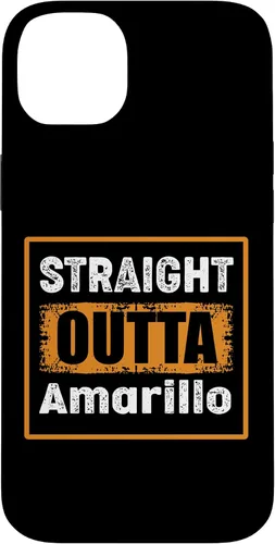 Vista 15 de Straight Outta Amarillo Texas USA Retro Distressed Vintage Case for iPhone 17