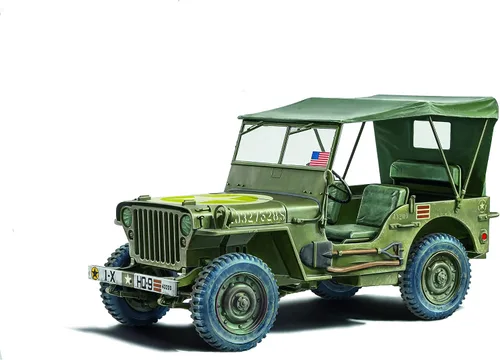 Vista 2 de 3635 Willys Jeep MB 80 aniversario 1:24 Kit