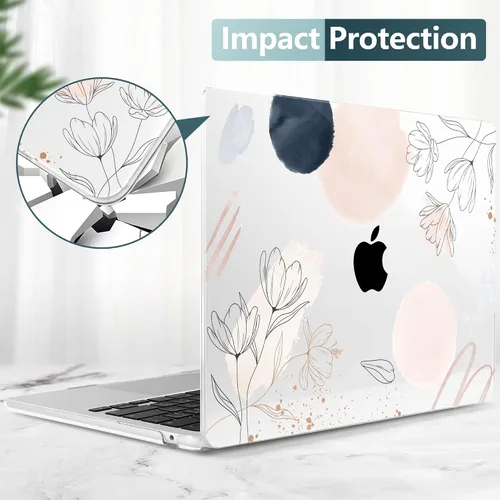 Vista 5 de [Usado] DONGKE Funda para MacBook Air M4 de 13.6 pulgadas 2025 2024 2023 2022 Modelo A3240 A3113 A2681 M3 M2 Chip, carcasa rígida de plástico