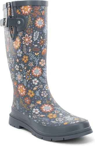 Vista 12 de Western Chief Botas de lluvia altas e impermeables para jardín al aire libre para mujer Bandana