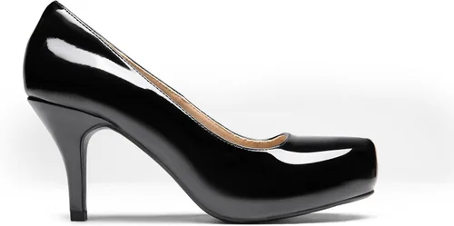Vista 2 de DREAM PAIRS - Zapatos Tiffany de tacón clásicos, elegantes y versátiles con tacón de aguja bajo y plataforma, zapatos de vestir para mujer