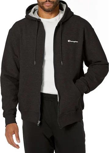 Vista 12 de Champion Sudadera con capucha y cremallera para hombre, cómoda sudadera con capucha para hombre (regular o grande y alto)