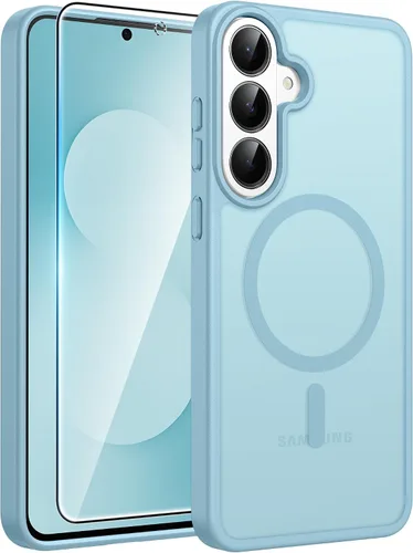 Vista 172 de FNTCASE - Funda para iPhone 16 Pro: magnética, mate, translúcida, de grado militar, protectora contra caídas, resistente, fina, duradera y a prueba