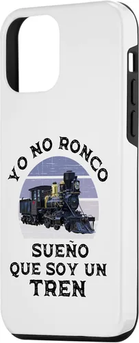 Vista 2 de iPhone 12 mini Yo No Ronco Sueño Que Soy Un Tren Para Amantes del Tren Case