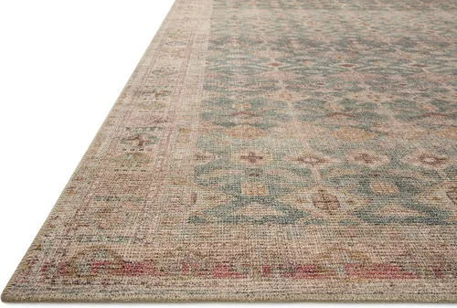 Vista 6 de Loloi Angela Rose Aubrey Collection AUB-02 - Alfombra decorativa de 2 pies 3 pulgadas x 3 pies 9 pulgadas, altura de pelo 0,19 pulgadas, diseño