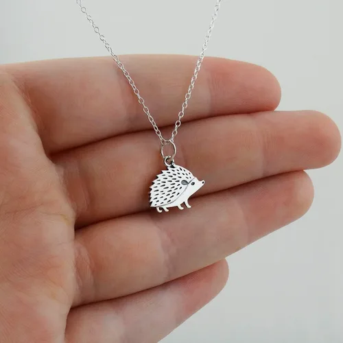 Vista 2 de FashionJunkie4Life Sterling Silver Animals and Woodland Creatures Pendant Necklaces for Men and Women