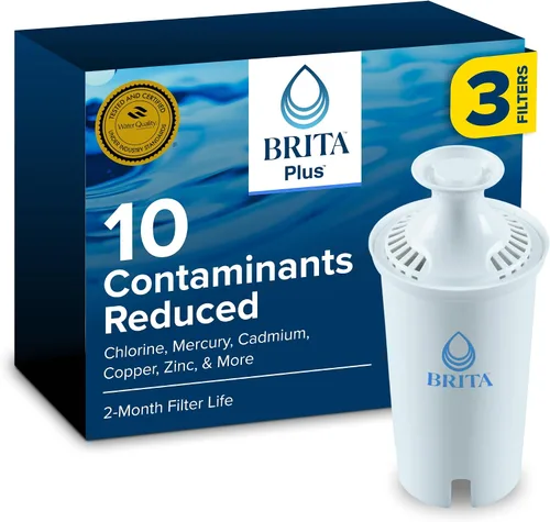 Vista 16 de Brita Plus Filtro de agua de repuesto, para jarras y dispensadores, paquete