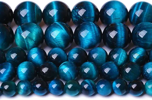 Vista 55 de 4MM 86 piezas Cuentas sueltas de piedra natural de amazonita calcedonia para hacer joyería DIY Pulsera Collar 1 hebra