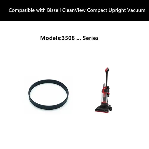 Vista 3 de Correas de repuesto para aspiradora vertical compacta Bissell CleanView, compatible con los modelos 3508 (2 correas)