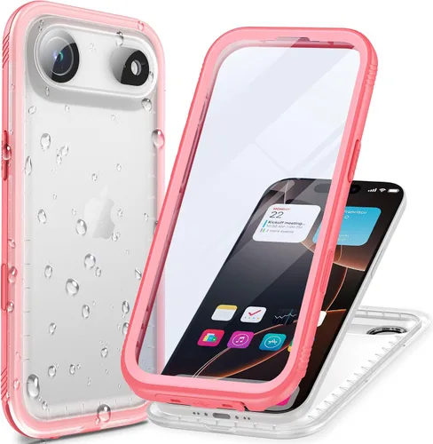 Vista 23 de Cozycase TOP - Funda impermeable militar IP68 para iPhone XR, resistente 360 a prueba de golpes, cuerpo completo, con protector de cámara