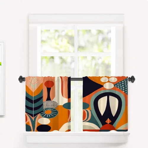 Vista 53 de Cortinas opacas de poliéster multicapa para ventanas de padre e hijo, 2 unidades, 26 x 24 pulgadas