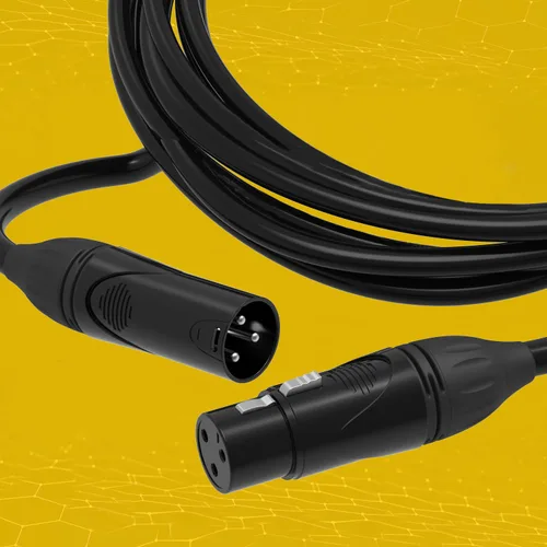 Vista 7 de BRENDAZ Cable XLR de 20 pies macho a hembra para micrófono, mezclador, altavoz o sistema PA (1)