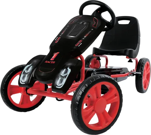 Vista 11 de hauck Speedster Pedal Go Kart para niños de 4 a 8 años, color verde