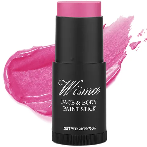 Vista 20 de Palo de pintura facial blanca de payaso, cobertura completa, maquillaje de cuerpo blanco para Halloween, cosplay, bromista, zombi, vampiro