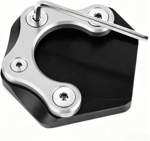 Vista 5 de Para Rebel CMX300 CMX500 CMX 500 300 2017 2018 2019 2020 2021 Soporte lateral de extensión para motocicleta (color titanio)