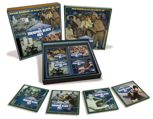 Vista 6 de The Memphis Blues Box Original Recordings First Released On 78s And 45s, 1914-1969