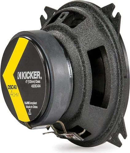 Vista 3 de Par de altavoces coaxiales KICKER DSC40 de 4 pulgadas (100 mm), 4 ohmios