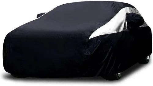 Vista 11 de Titan Premium - Funda de coche PEVA multicapa para sedanes compactos de 176 a 185 pulgadas. Impermeable, protección UV, forro protector