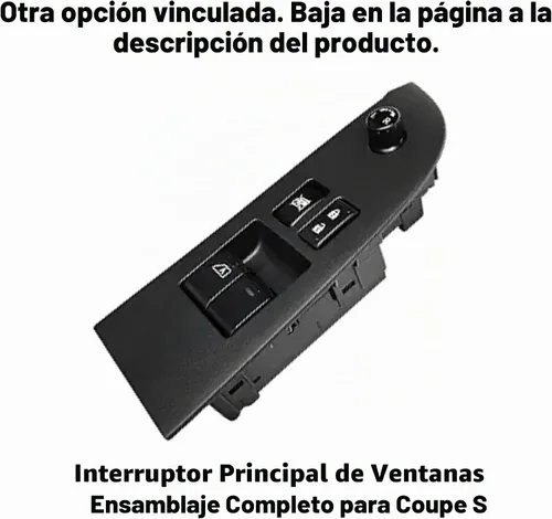 Vista 2 de SWITCHDOCTOR Interruptor maestro de ventana para Nissan Altima Coupe S, SR, SE 2008-2013; 2004-2009 Quest; Infiniti G35 Coupé 2005-2007