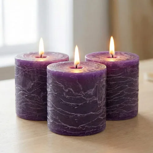 Vista 28 de Richland® Juego de 20 velas de pilar de 2 x 3 pulgadas, color marfil sin perfume