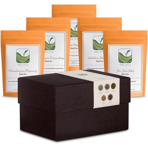 Vista 7 de Famosa caja de regalo de té verde - Para los amantes del té verde - Selección de té suelto especial para el amante del té en tu vida - Muestra de té